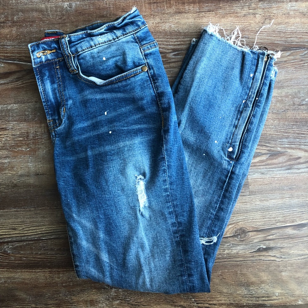 Union Bay Distressed Medium Wash Jeans